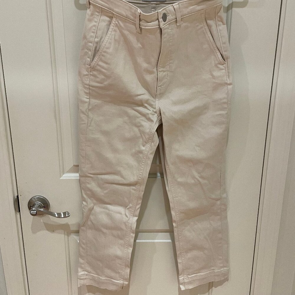 Everlane Sandstone Slim Leg Crop Ankle Pants